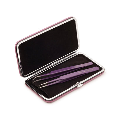 Opening Night Magnetic Tweezer Case - Purple/Grey